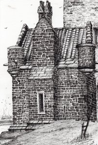 Wallace monument the small house, 2007 by Vincent Alexander Booth